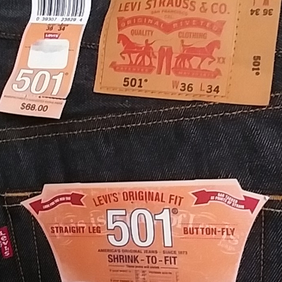 Levi's 501s Original fit Shrink-to-fit - Picture 3 of 7